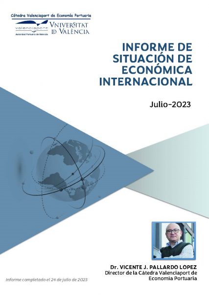 El investigador del IEI Vicente Pallardó, ha presentado el segundo Informe trimestral de coyuntura económica internacional en el marco de la Cátedra Valenciaport de Economía Portuaria.